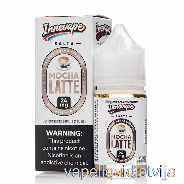 Mocha Latte - Innevape Salts - 30ml 50mg Vape šķidrums